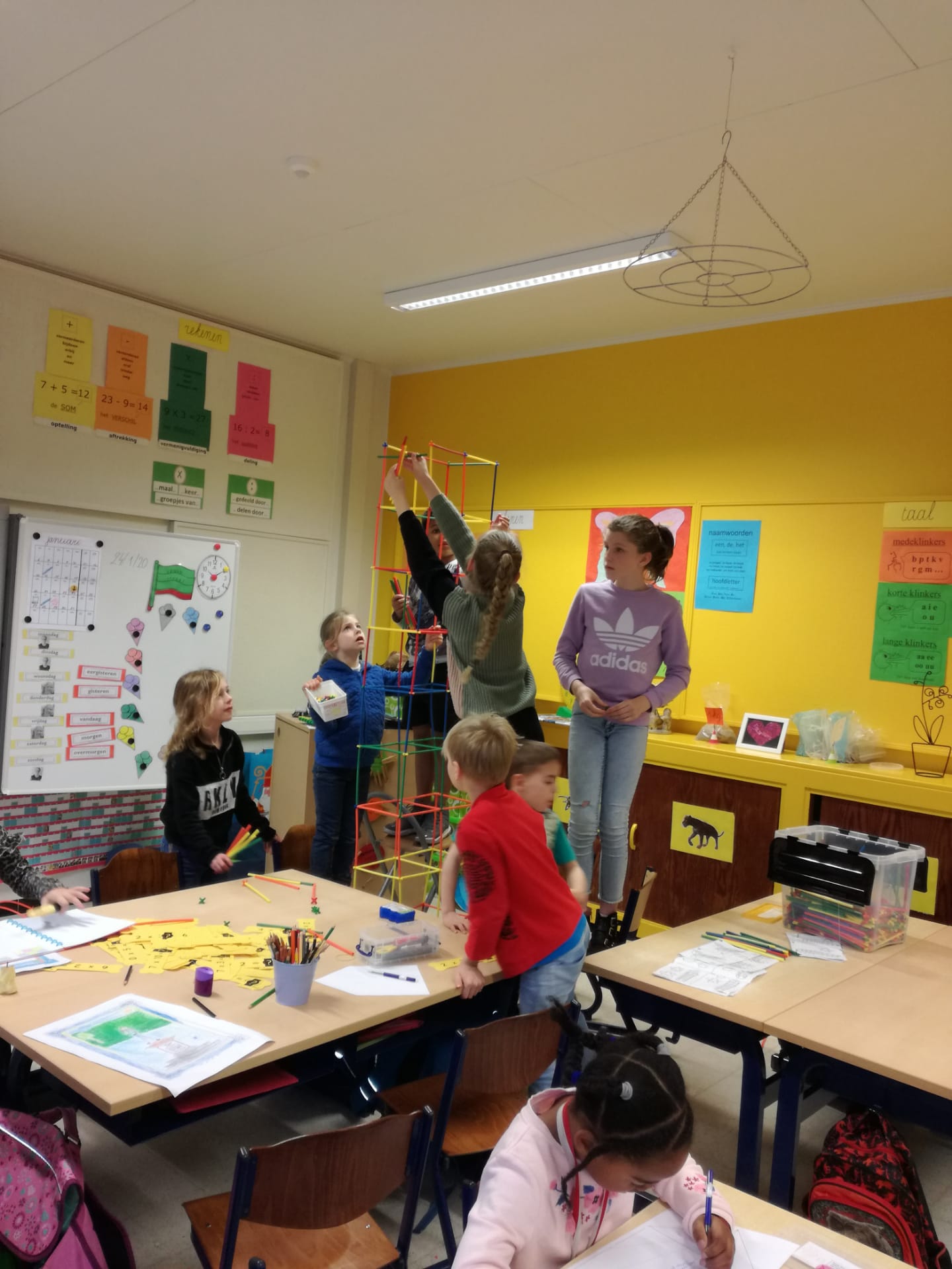 Samenwerking tussen 2B en 5A 